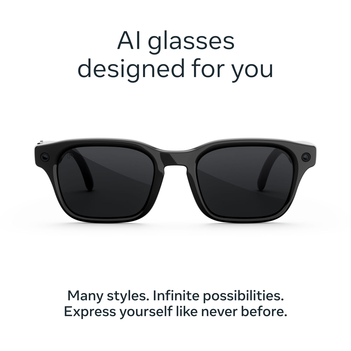 [PRE-ORDER] Meta Adventurer AI Glasses | Classic Black with Grey Polarized Lens (Ships from 1st Oct)