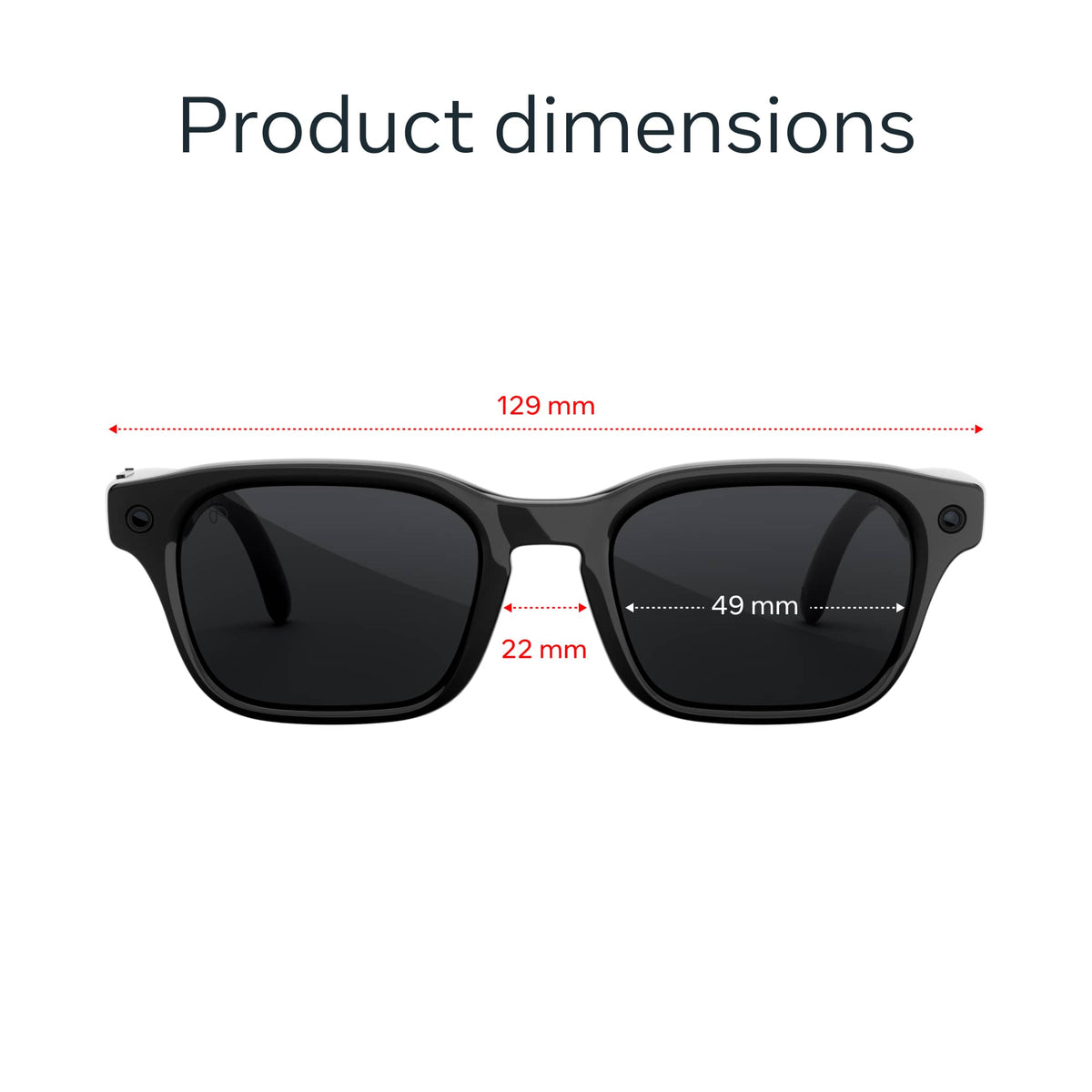 [PRE-ORDER] Meta Adventurer AI Glasses | Classic Black with Grey Polarized Lens (Ships from 1st Oct)