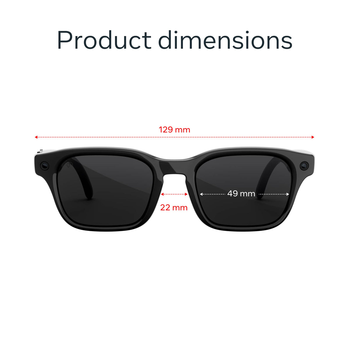 [PRE-ORDER] Meta Adventurer AI Glasses | Classic Black with Clear to Grey Transitions Lens (Ships from 1st Oct
