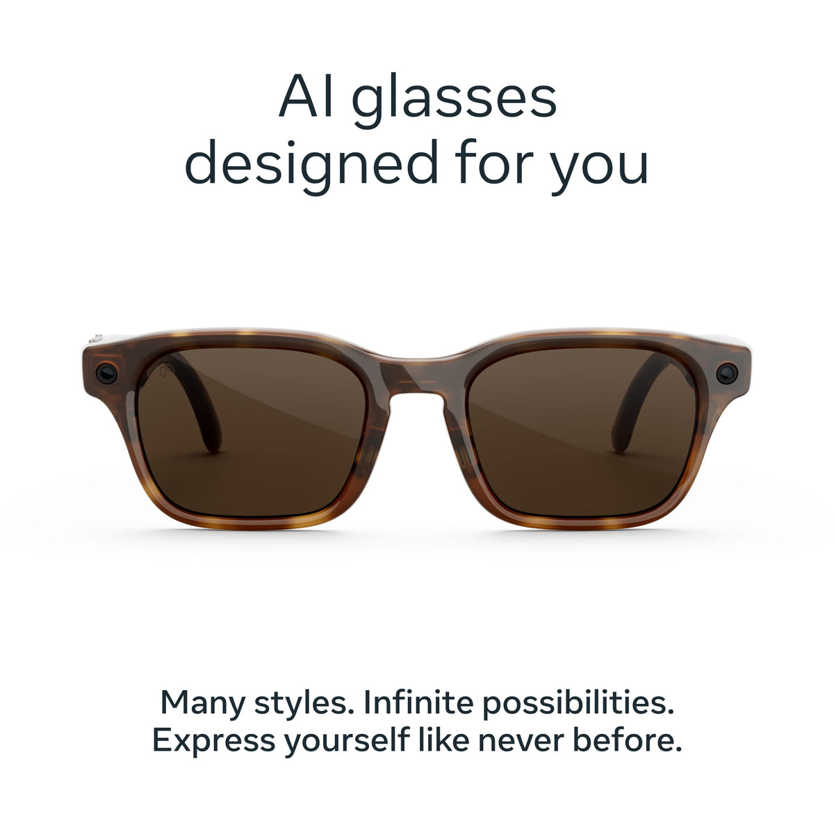 [PRE-ORDER] Meta Adventurer AI Glasses | Classic Tortoise with Brown Lens (Ships from 1st Oct)