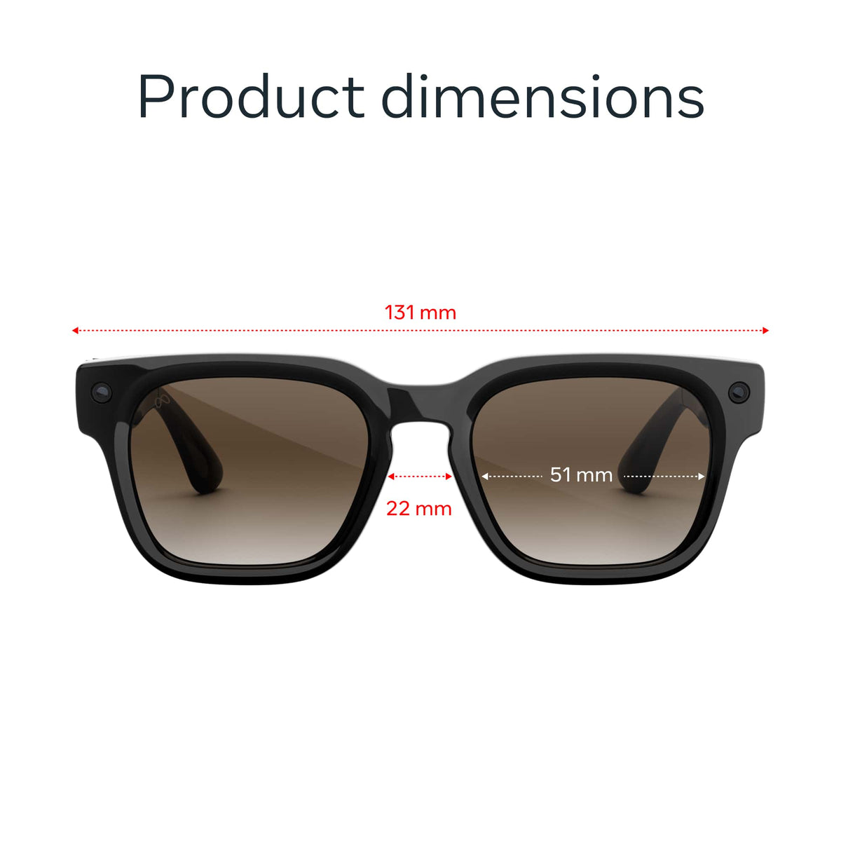 [PRE-ORDER] Meta Fury AI Glasses | Classic Black with Brown Gradient Lens (Ships from 1st Oct)