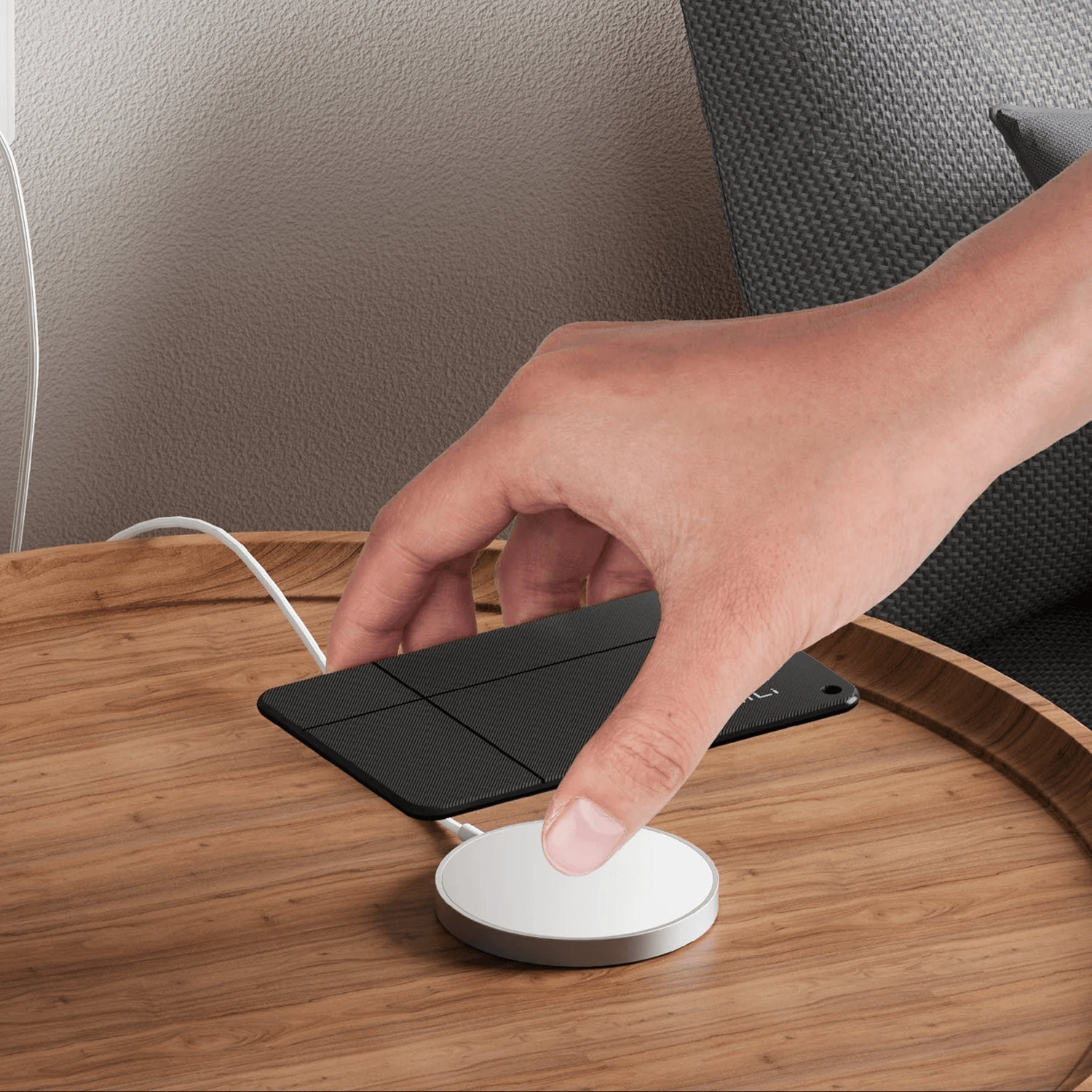 MiLi MiCard Pro Duo - Wireless Rechargeable Card Bluetooth Item Finder | iOS or Android Compatible