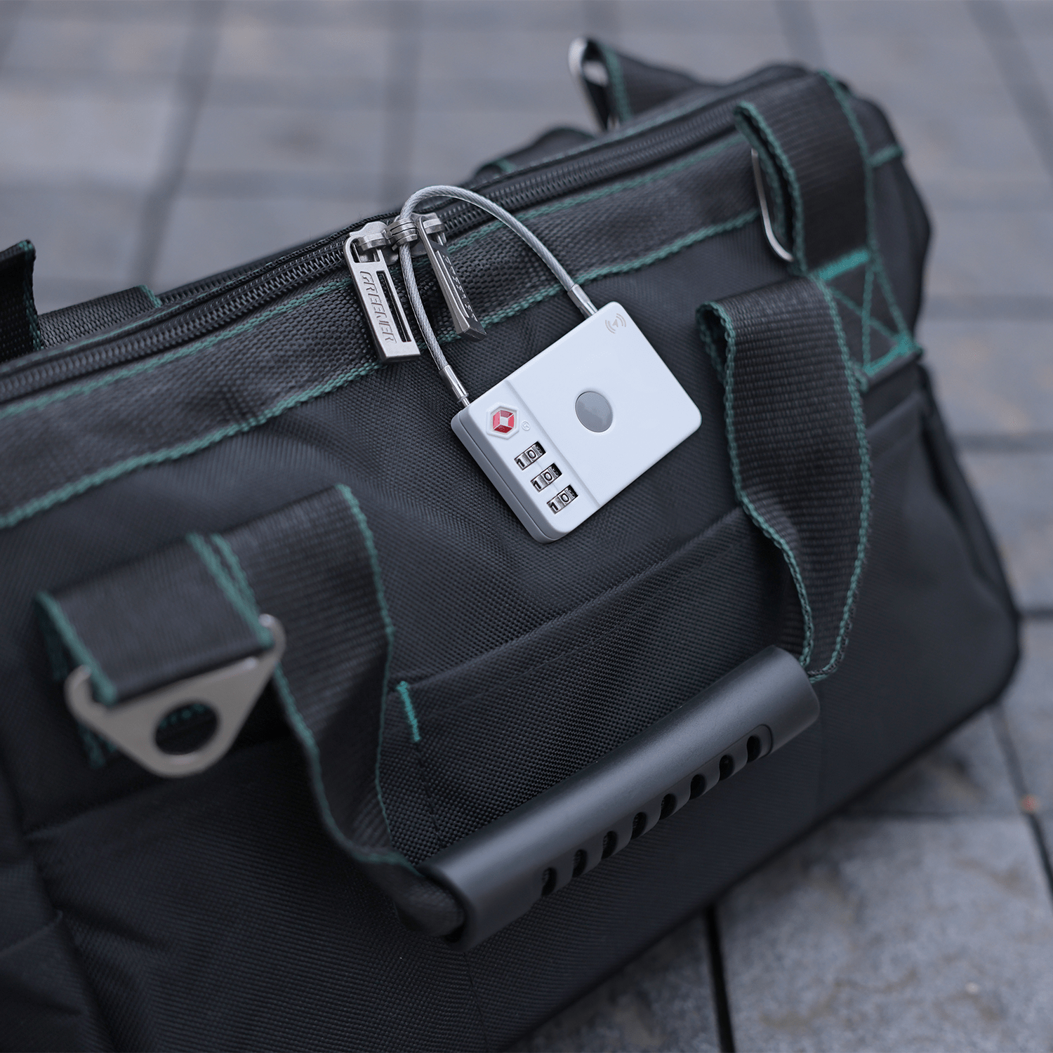 MiLi MiLock TSA-Certified Luggage Lock with Integrated Bluetooth Tracker | Apple MFi Certified (iOS)