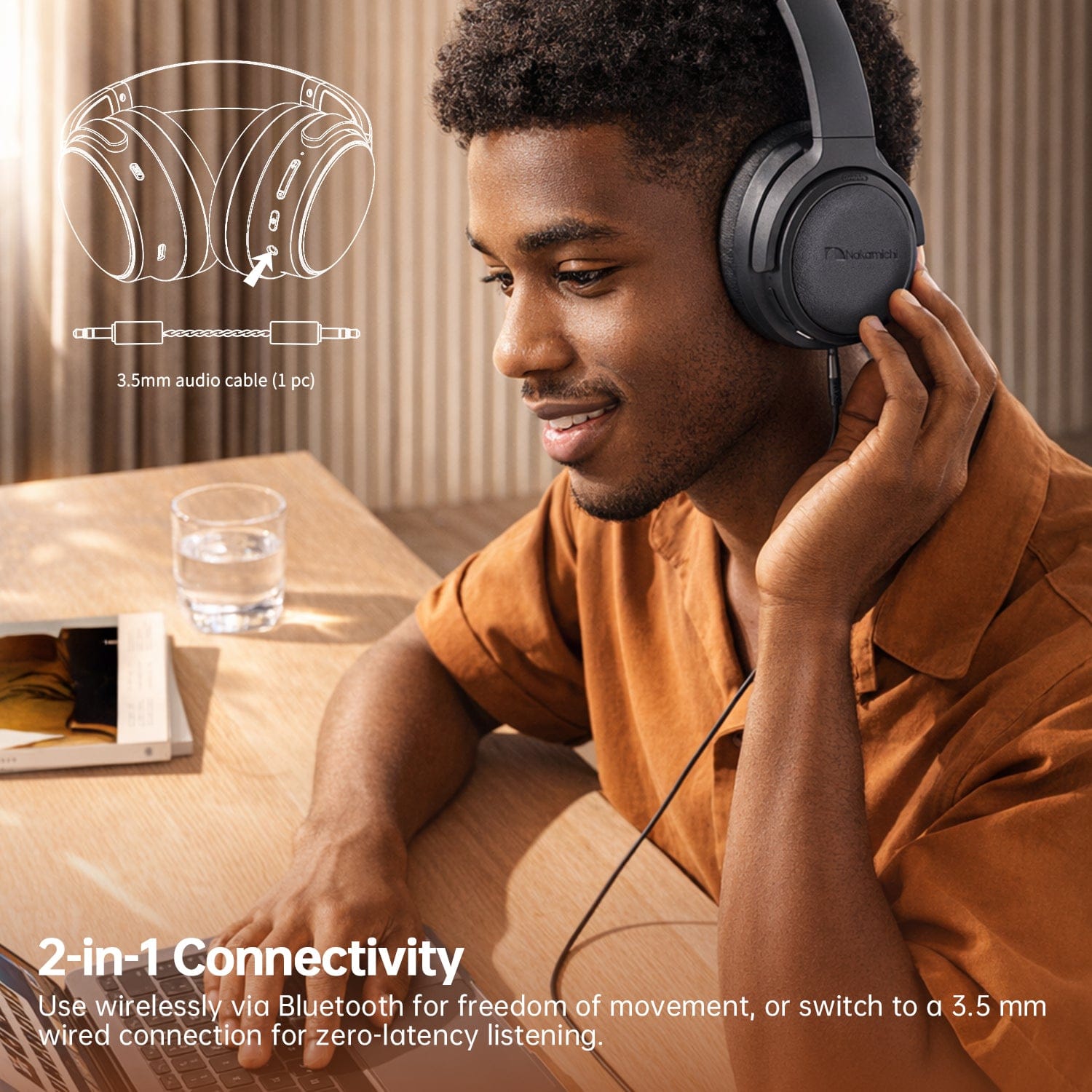 Nakamichi Elite Pro OE2100 ANC Wireless Headphones