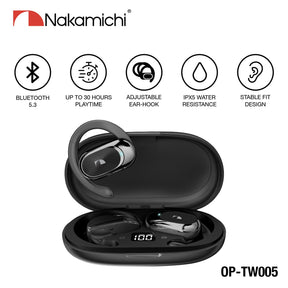 Nakamichi OP-TW005 Open-Ear True Wireless Earphones