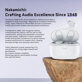 Nakamichi P100S Nanobuds ANC Wireless Earbuds