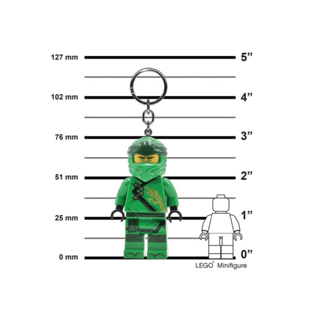 LEGO NINJAGO Legacy Lloyd Keychain Light