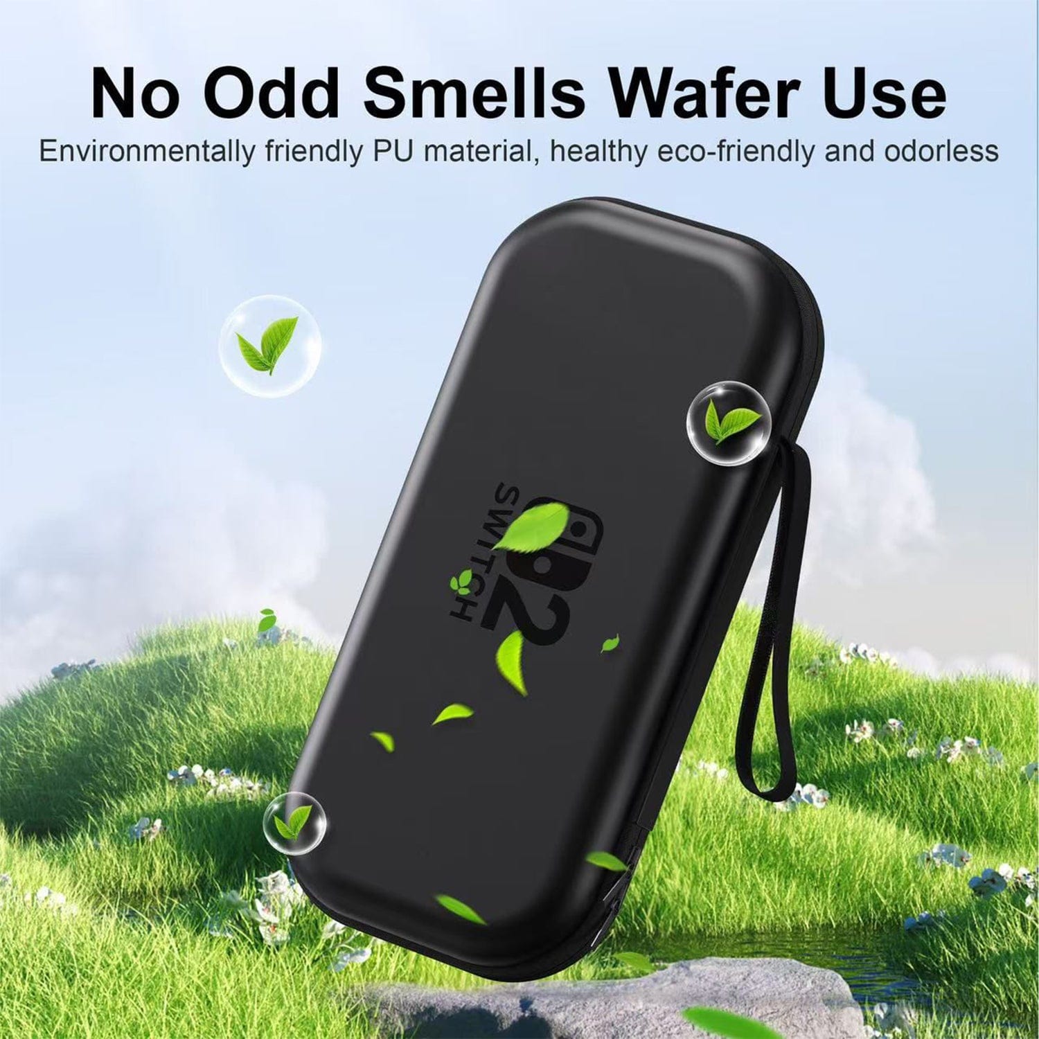 No Brand Carrying Case for Nintendo Switch 2 with Card Slots & Screen Protector