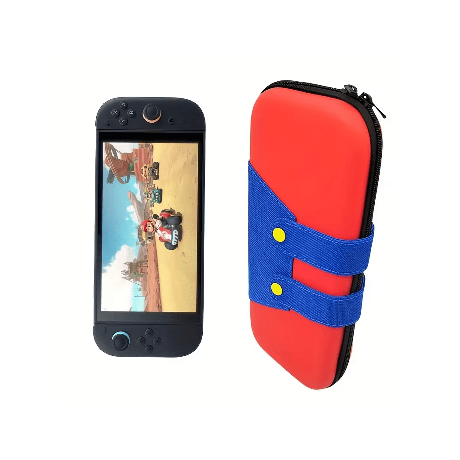 Mario Carrying Case for Nintendo Switch 2 with Card Slots & Screen Protector