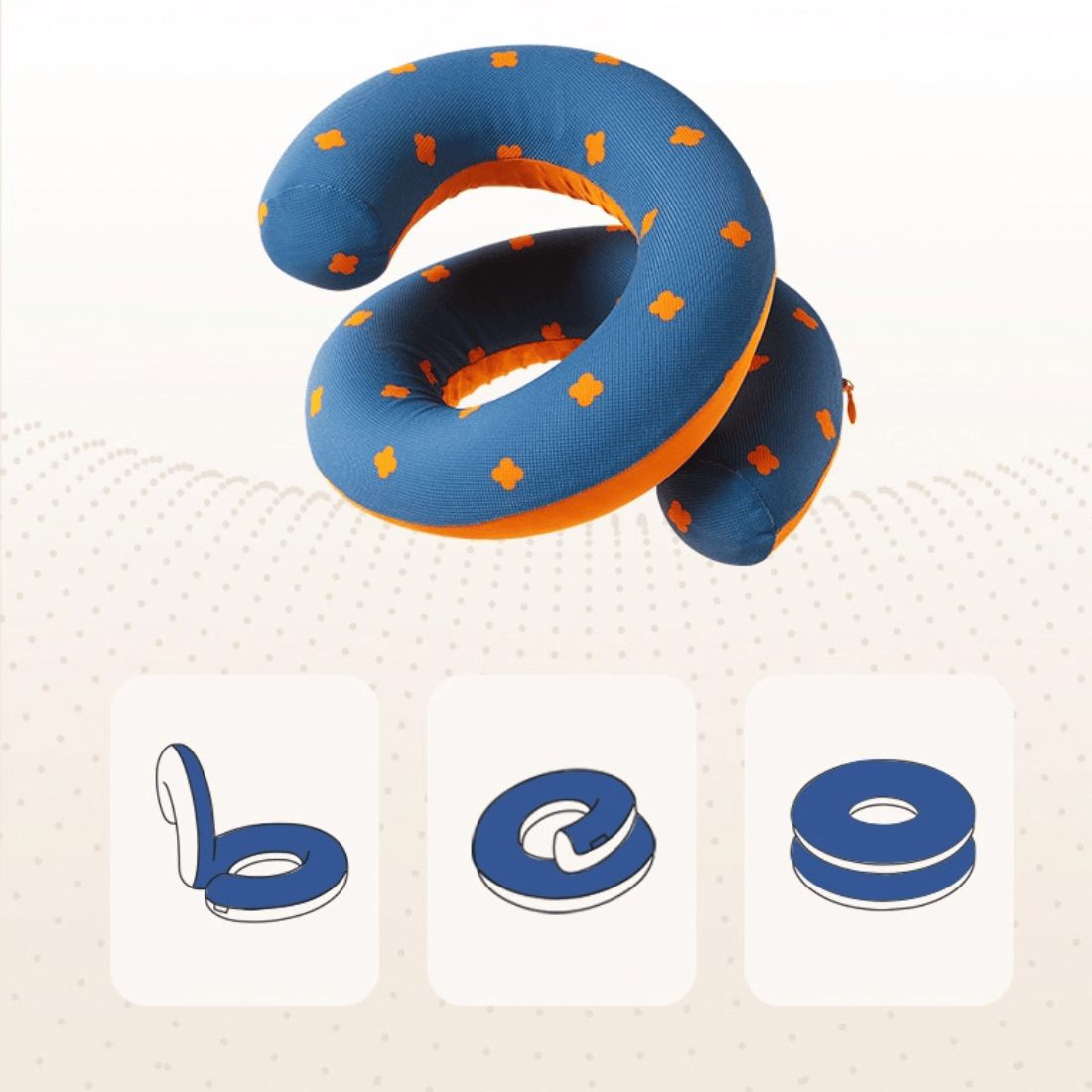 OTO TW-009 Twistie Travel Neck Pillow