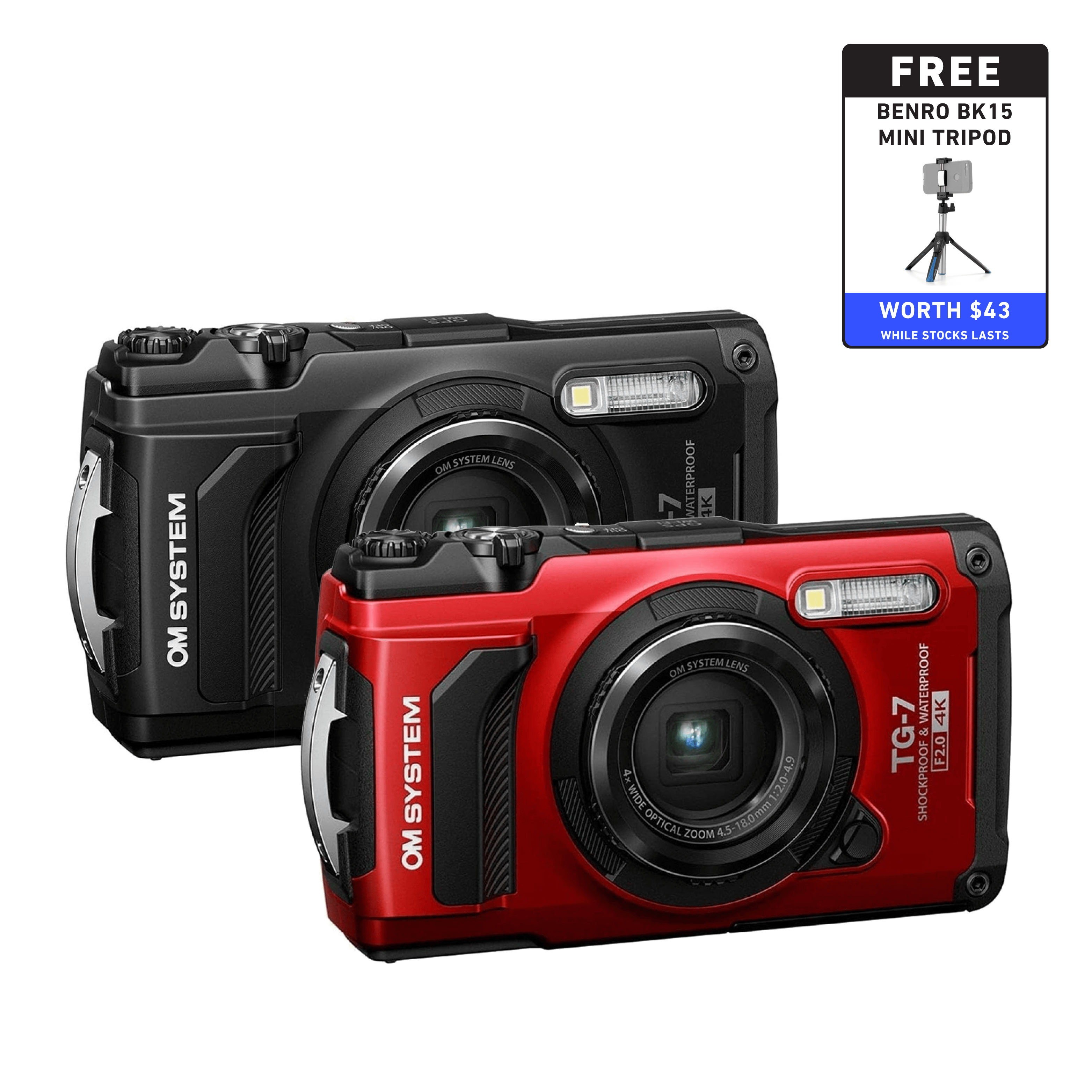 Olympus OM System Tough TG-7 Digital Camera