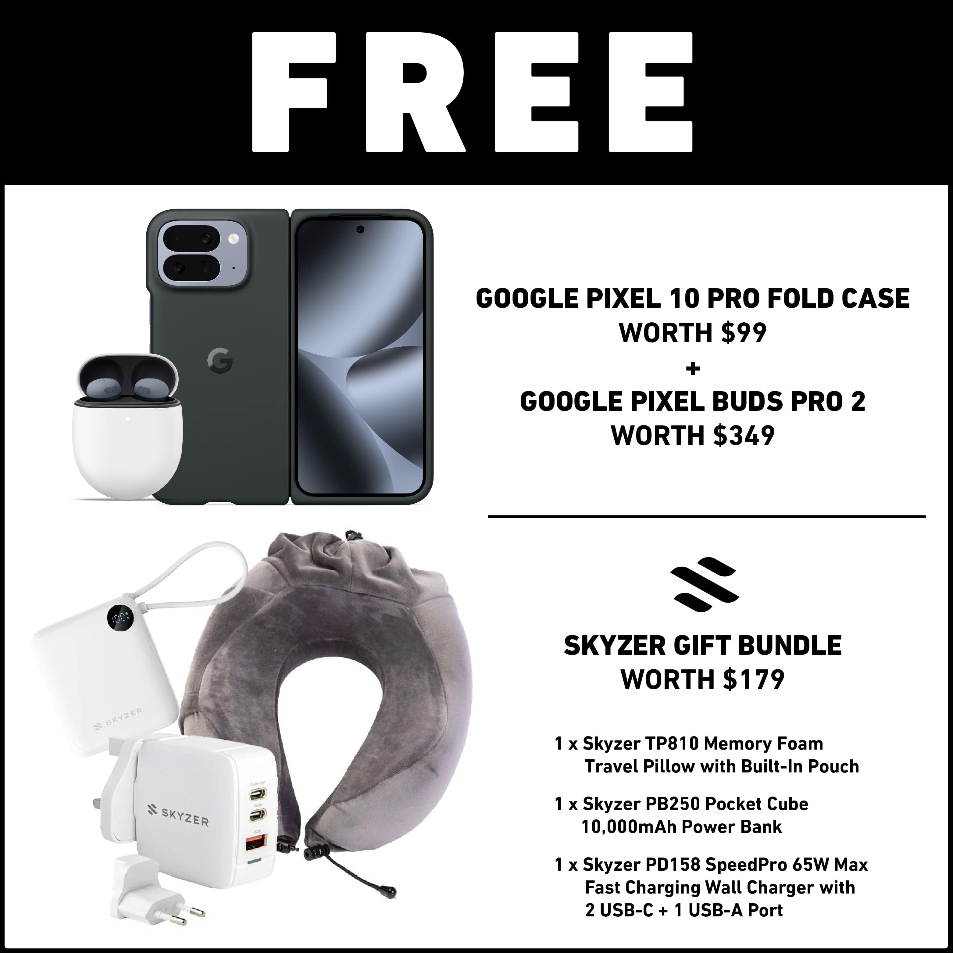 [PRE-ORDER] Google Pixel 10 Pro Fold Smartphone (Ships from 10th October)