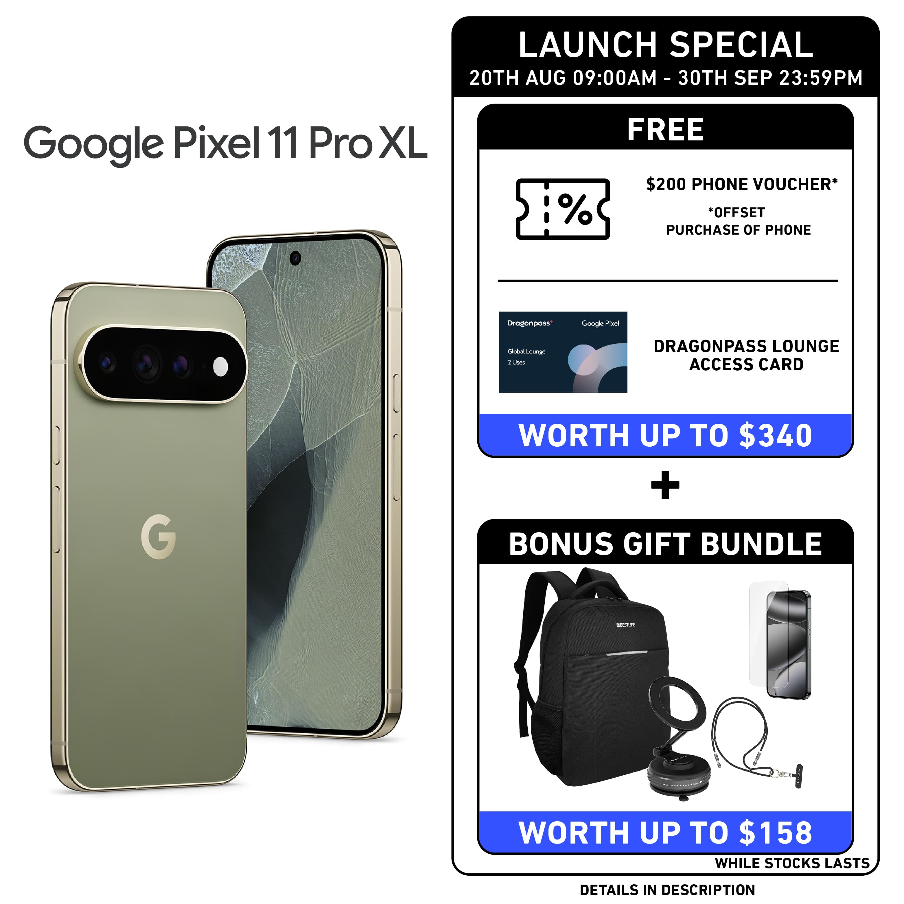 Google Pixel 11 Pro XL Smartphone