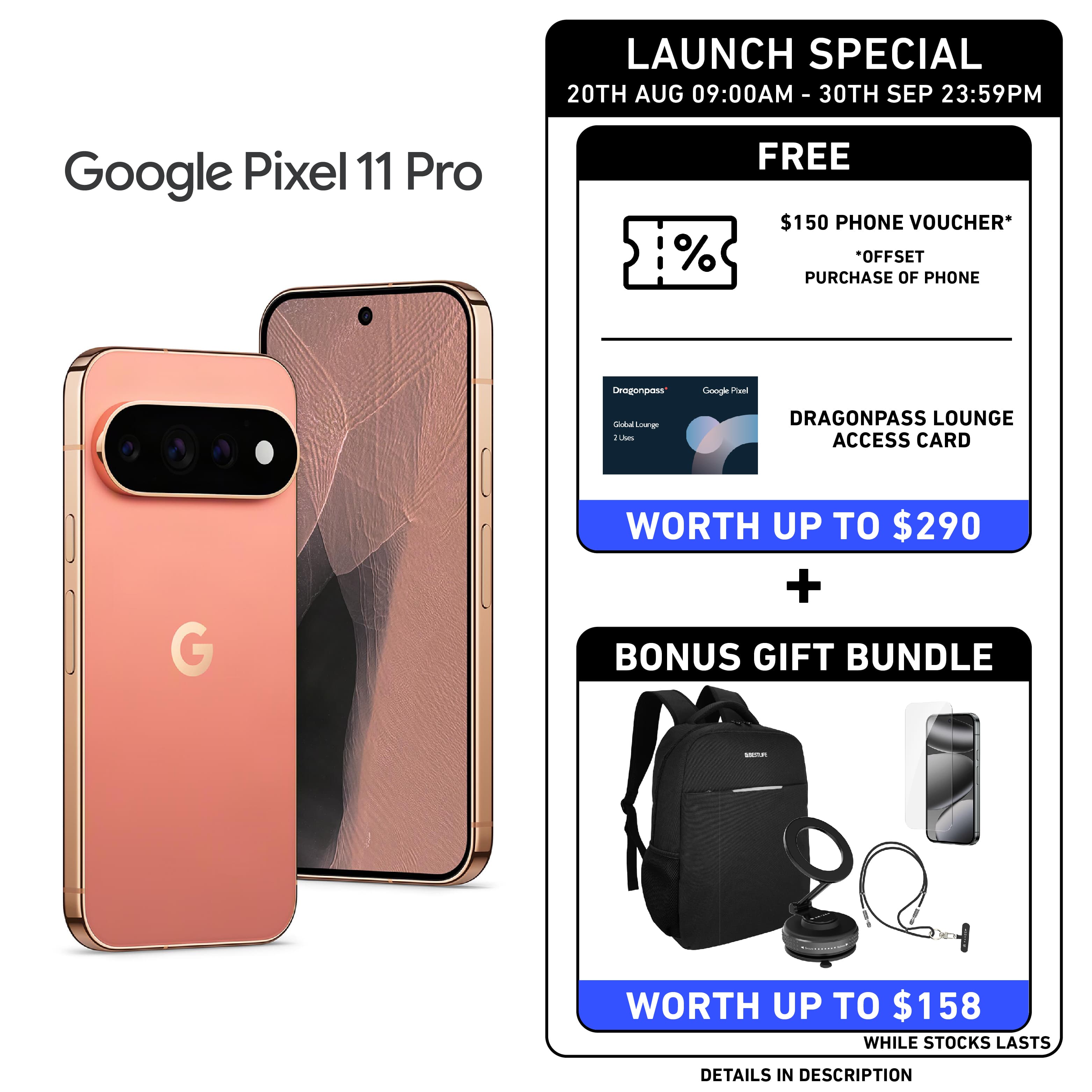 Google Pixel 11 Pro Smartphone