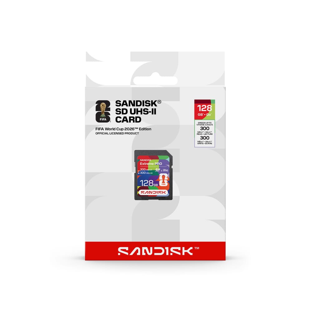 SanDisk SD UHS-II Card | FIFA World Cup 2026™ Edition | 128GB, SDXC