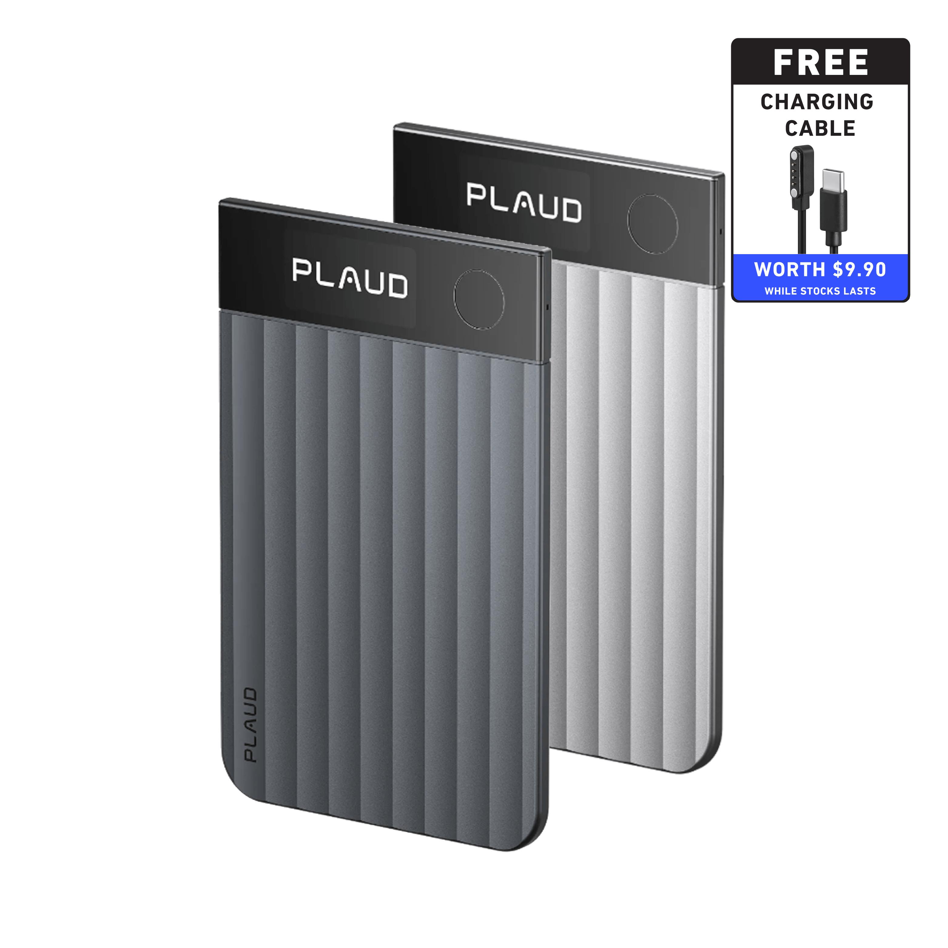 PLAUD.AI Plaud Note Pro Smart AI Note Taker with Black Magnetic Case