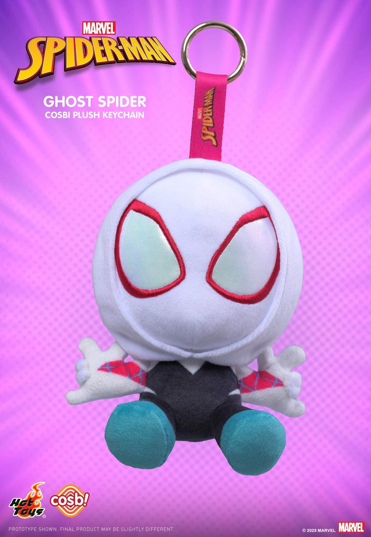 Hot Toys PPLU071N Spider-Man (Marvel Comics) Spider-Man Cosbi Plush Keychain Blind Box