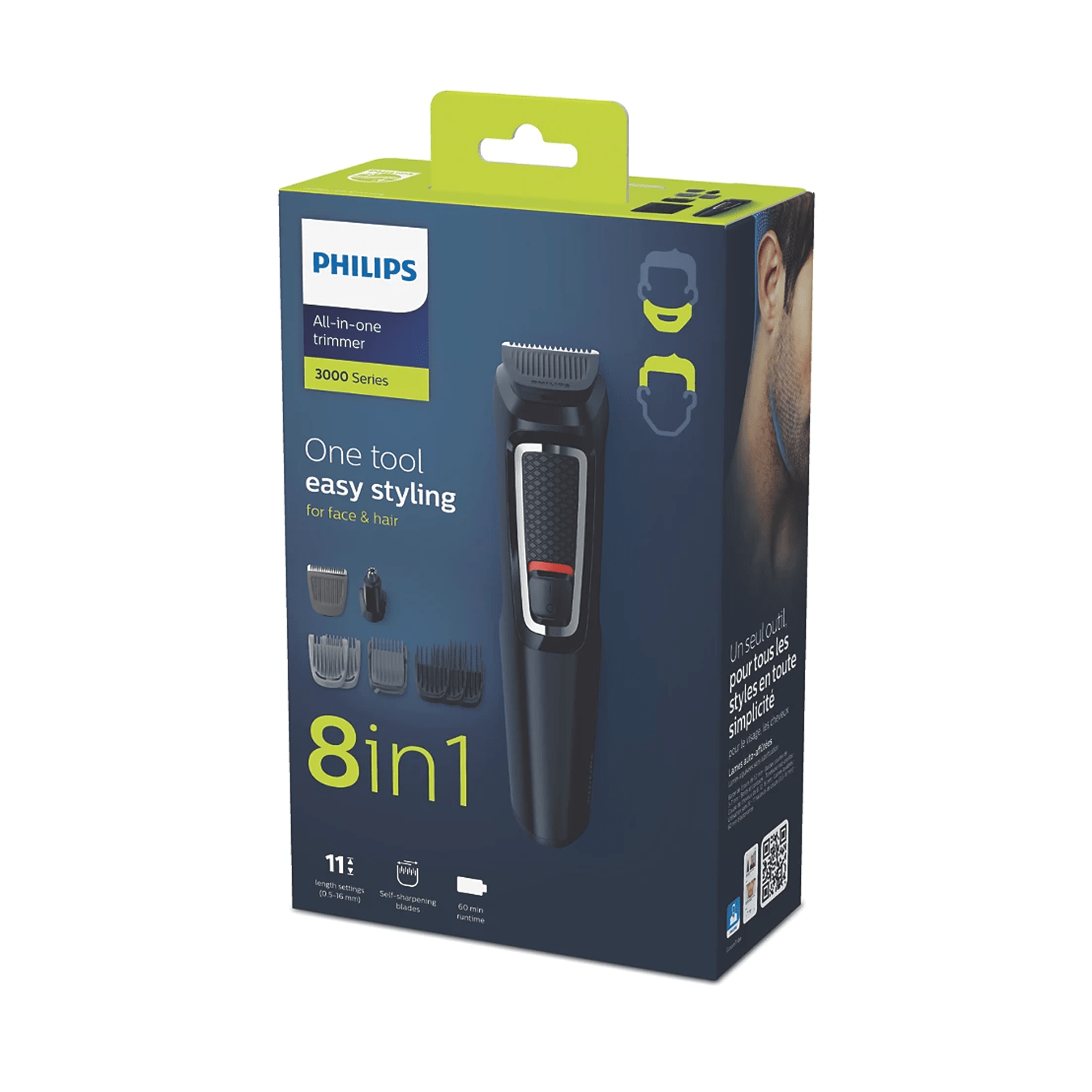 Philips MG3730/15 Multigroom Series 3000 8-in-1  Face & Hair Trimmer