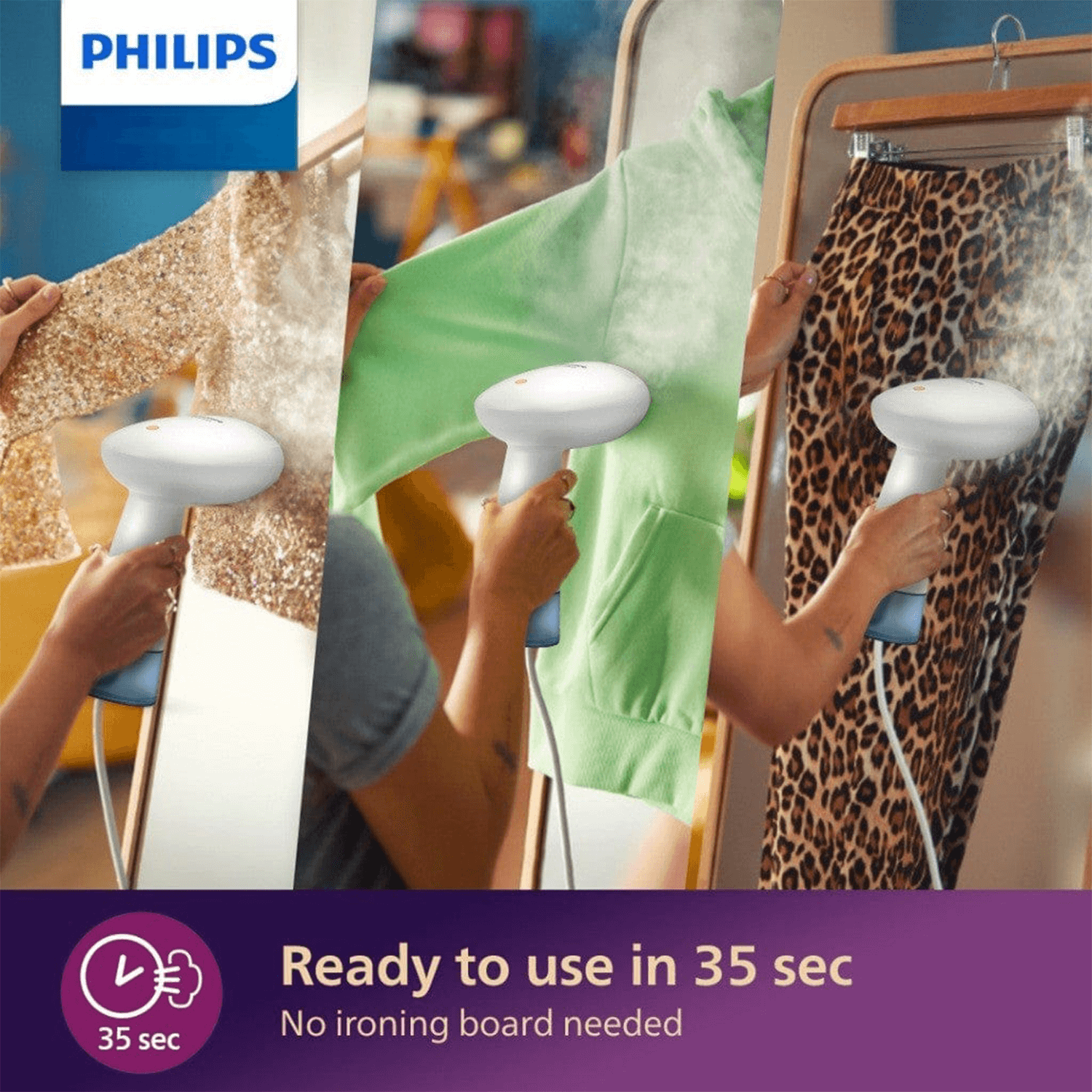 Philips STH1000/16 1000 Series Handheld Garment Steamer