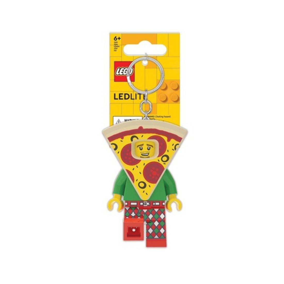 LEGO Iconic Pizza Guy Keychain Light