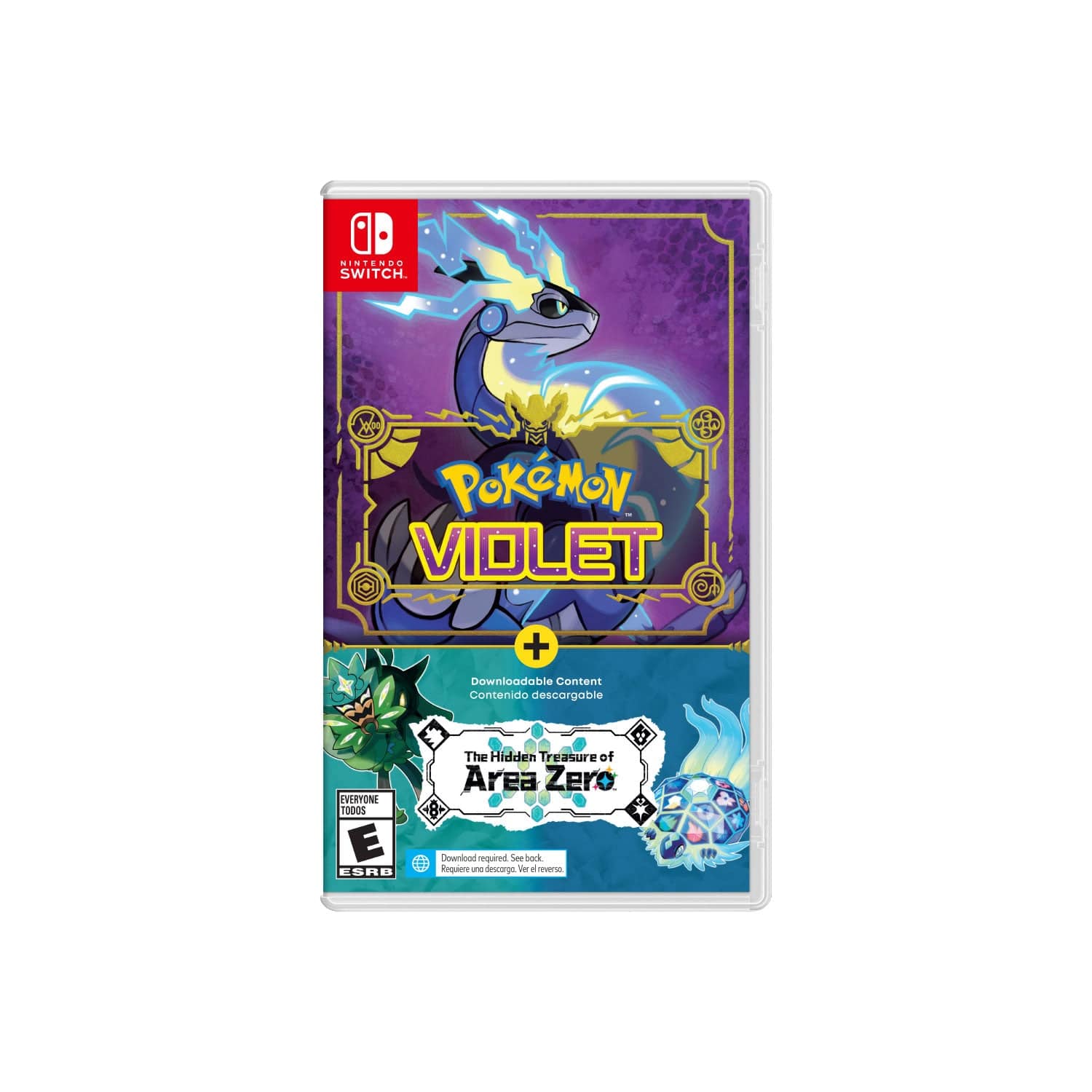 Nintendo Switch Pokemon Violet + The Hidden Treasure of Area Zero Bundle