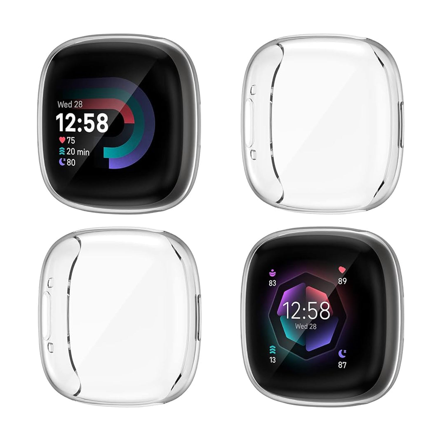 FREE Protective TPU Case For Fitbit Sense 2 / Versa 4 Smartwatches