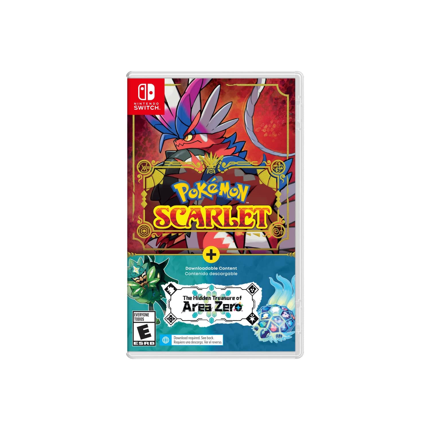 Nintendo Switch Pokemon Scarlet + The Hidden Treasure of Area Zero Bundle