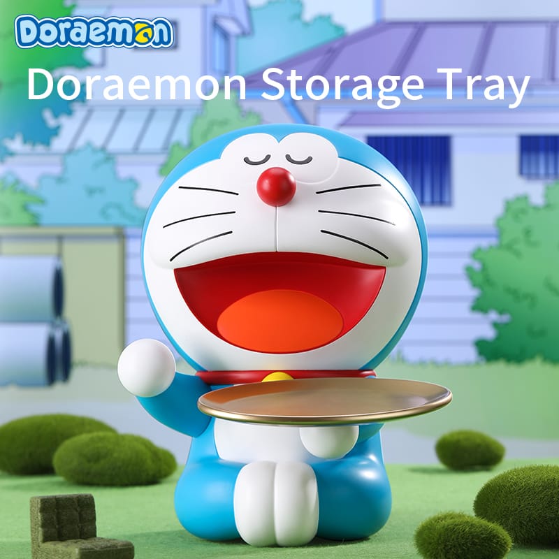 Rock Big Doll Ornaments Doraemon Storage Tray