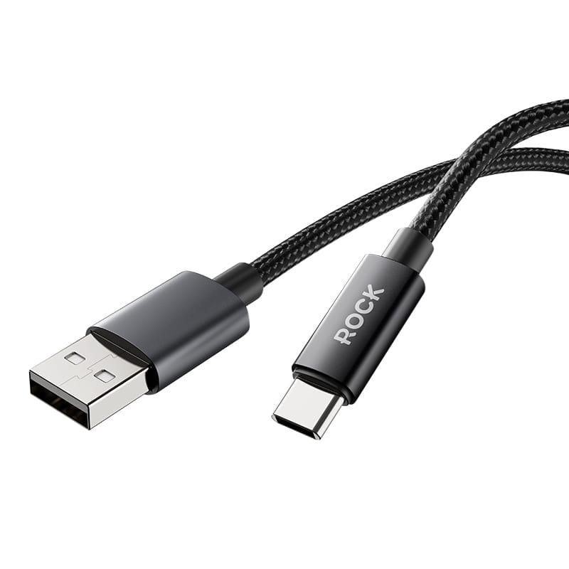 ROCK Z28 Metal Weaved Fast Charging Data Cable