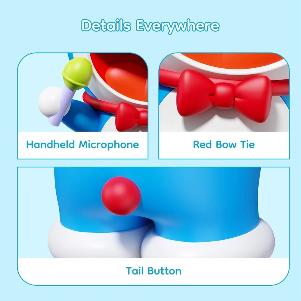 Rock Doraemon Mic King Bluetooth Speaker