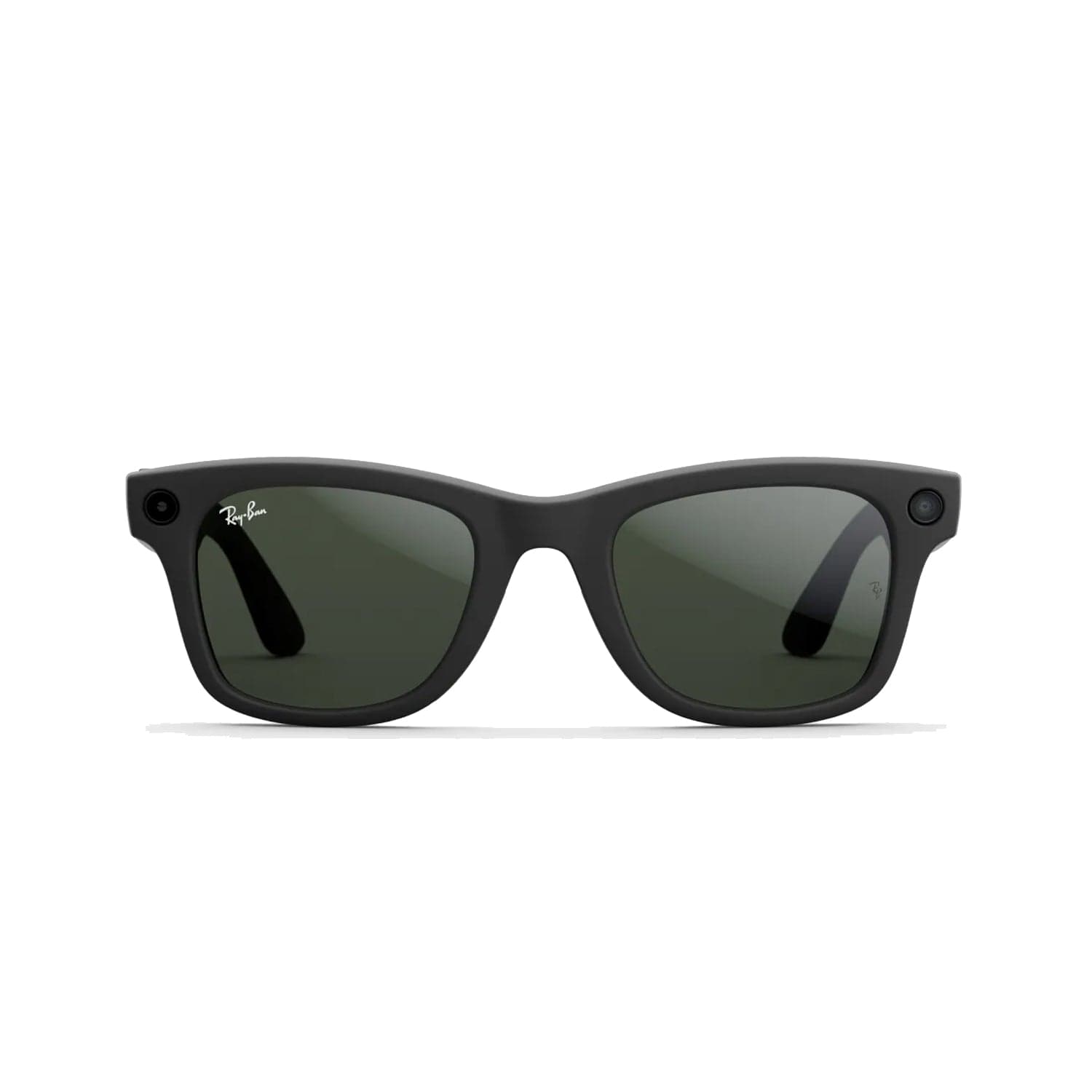 Ray-ban Meta Wayfarer Smart Glasses | Matte Black Frame with Graphite Green Transitions Lens