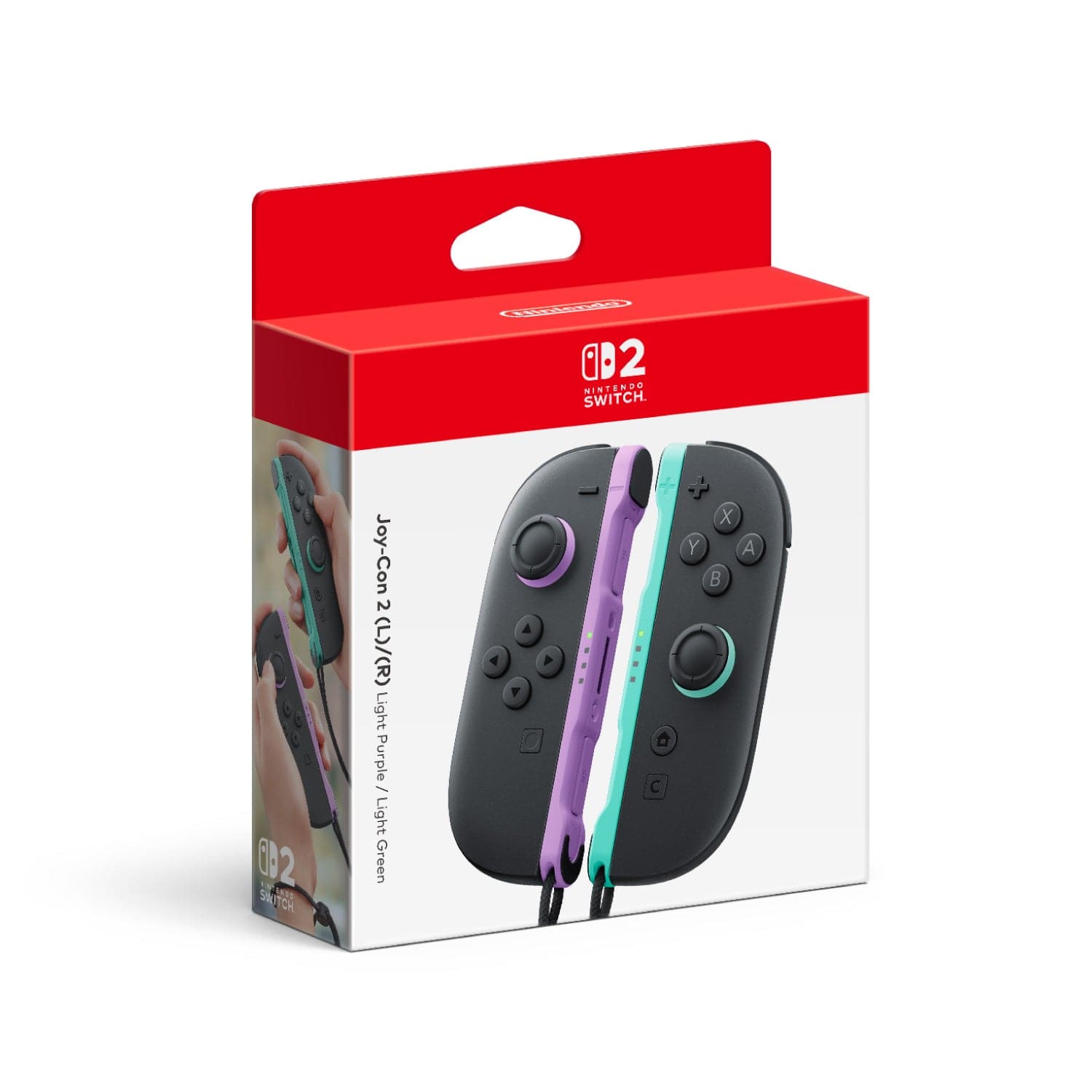 Nintendo Joy-Con 2 (L)/(R) Light Purple / Light Green Controller