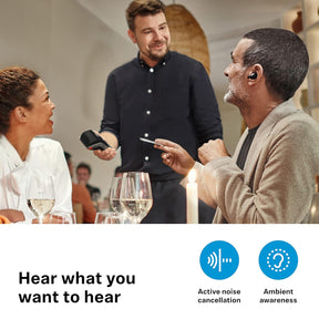 Sennheiser Conversation Clear Plus Speech Enhancement True Wireless Earbuds with Active Noise Cancellation