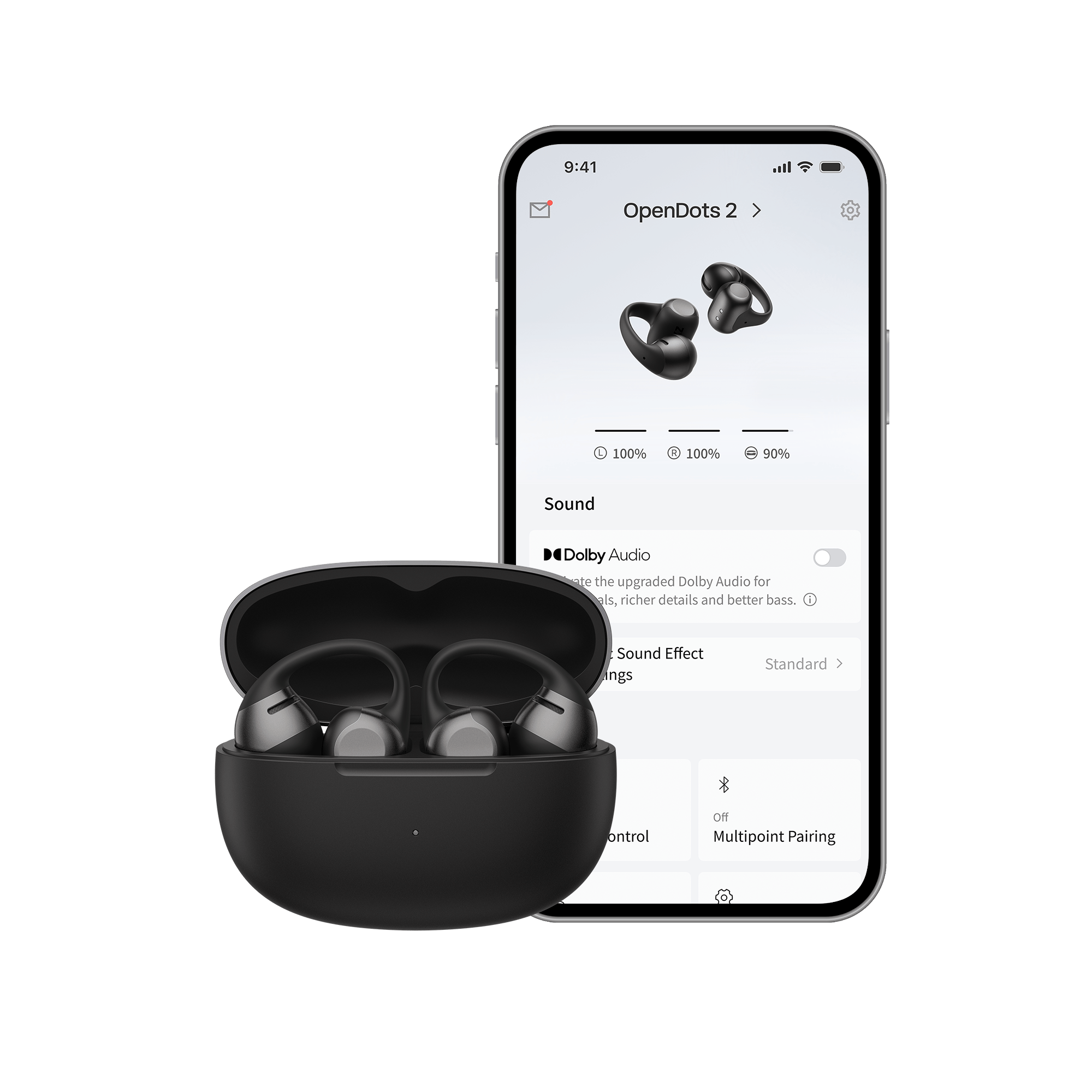 Shokz OpenDots 2 Open Ear True Wireless Earbuds