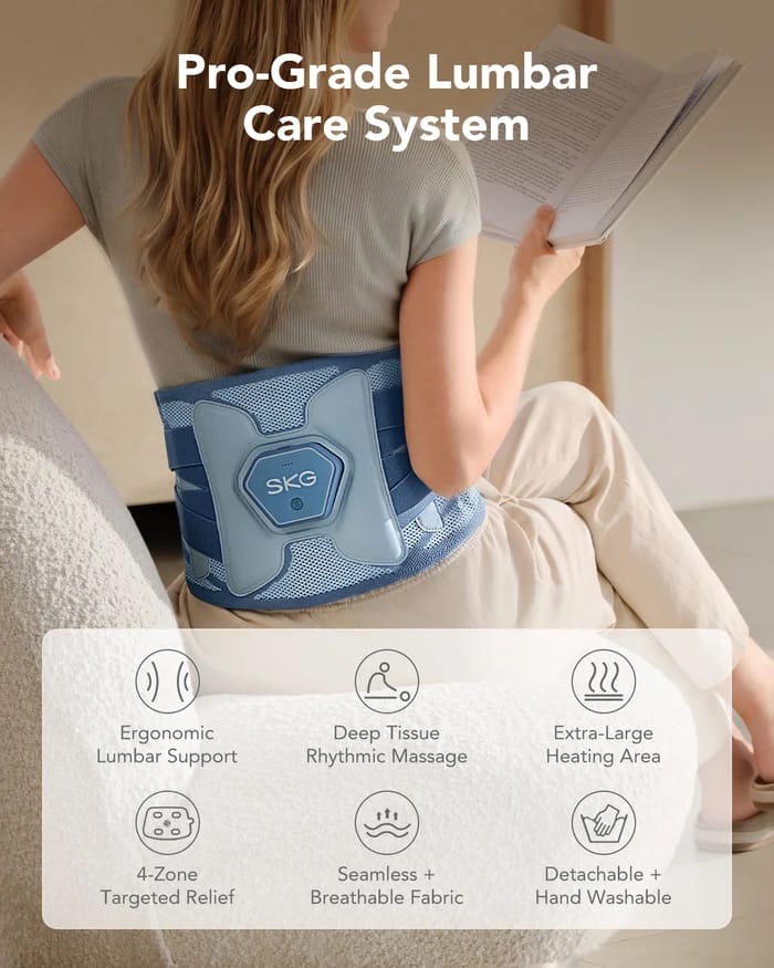 SKG QS300 Lumbar Support Waist Massager