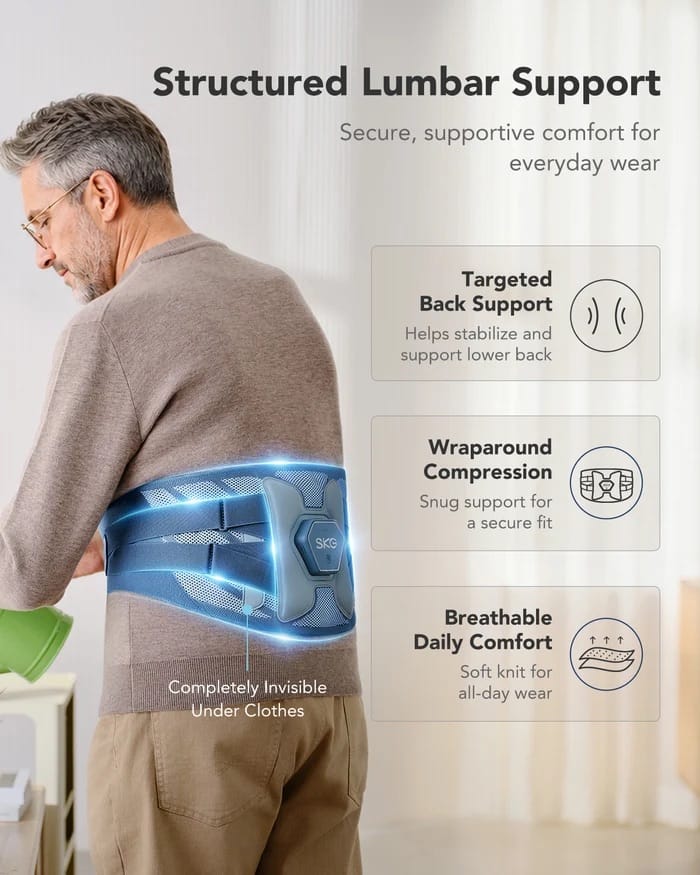 SKG QS300 Lumbar Support Waist Massager