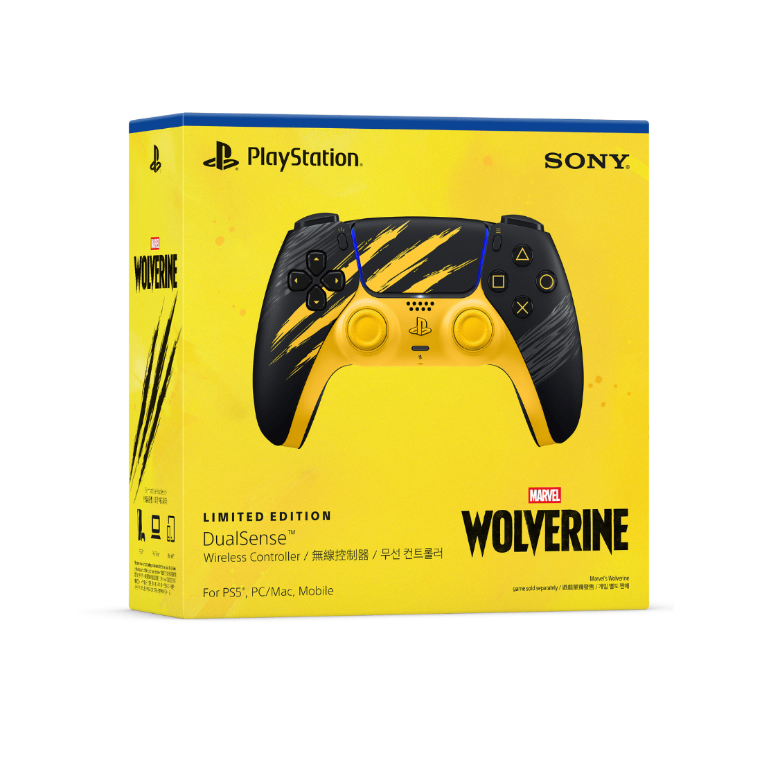 [PRE-ORDER] Sony DualSense Wireless Controller | Marvel’s Wolverine Battle Yellow Limited Edition (Ships from 15th Sep)