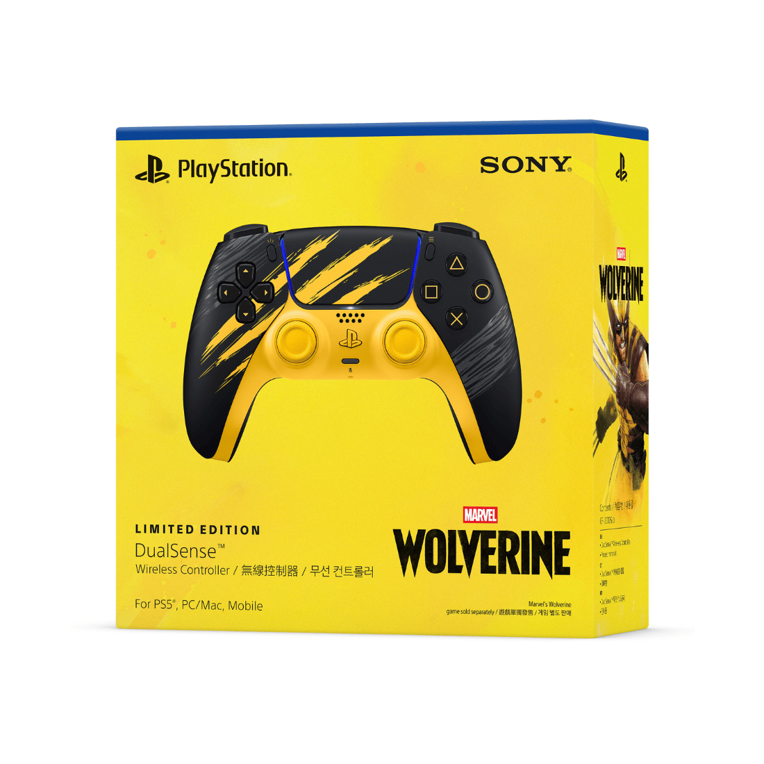 [PRE-ORDER] Sony DualSense Wireless Controller | Marvel’s Wolverine Battle Yellow Limited Edition (Ships from 15th Sep)