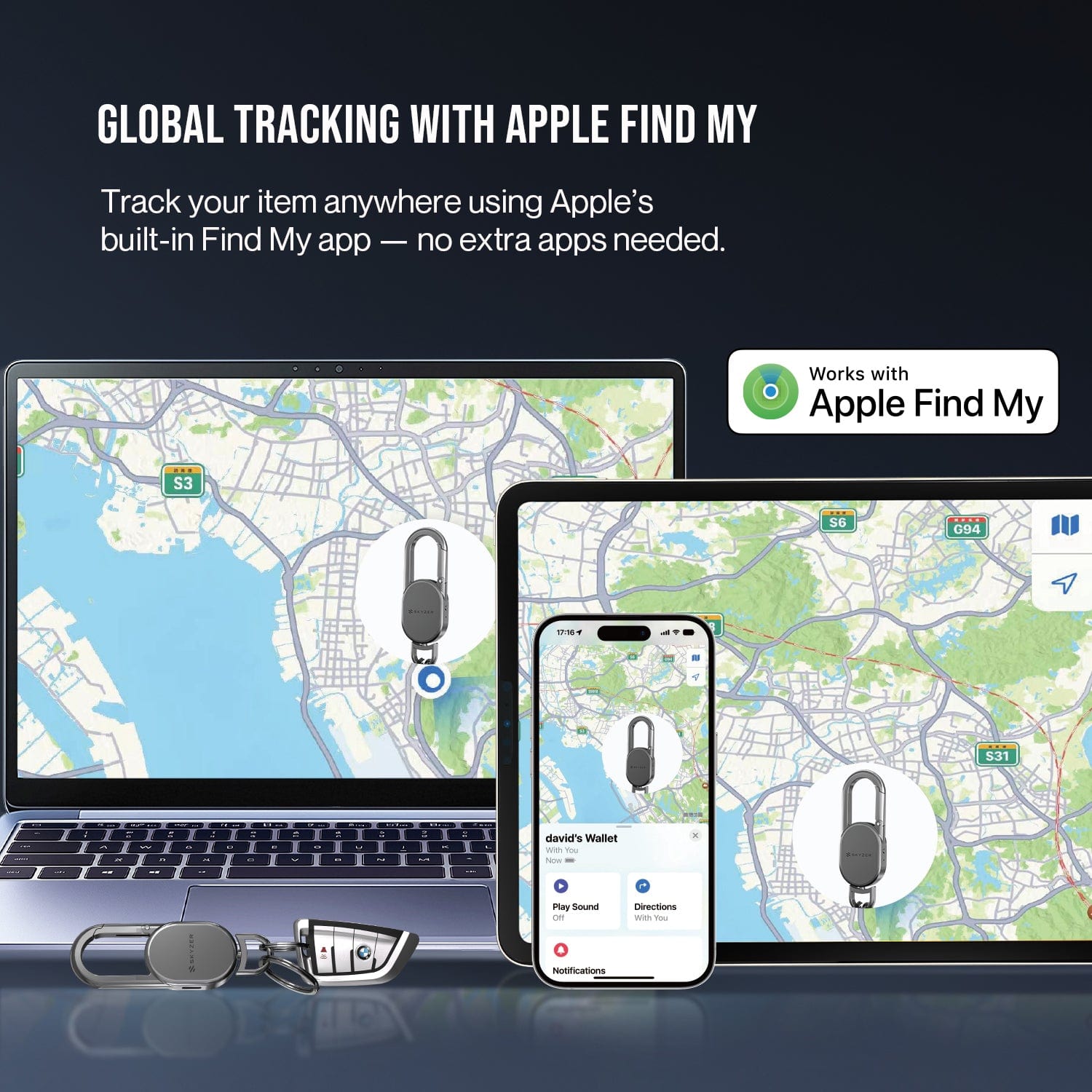 Skyzer MFK01 Find my Key Holder
