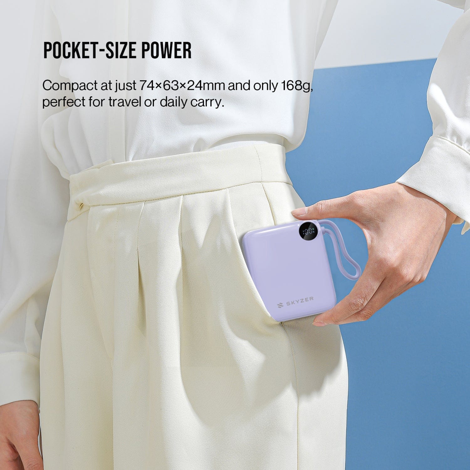 Skyzer PB250 Pocket Cube 10,000mAh Power Bank