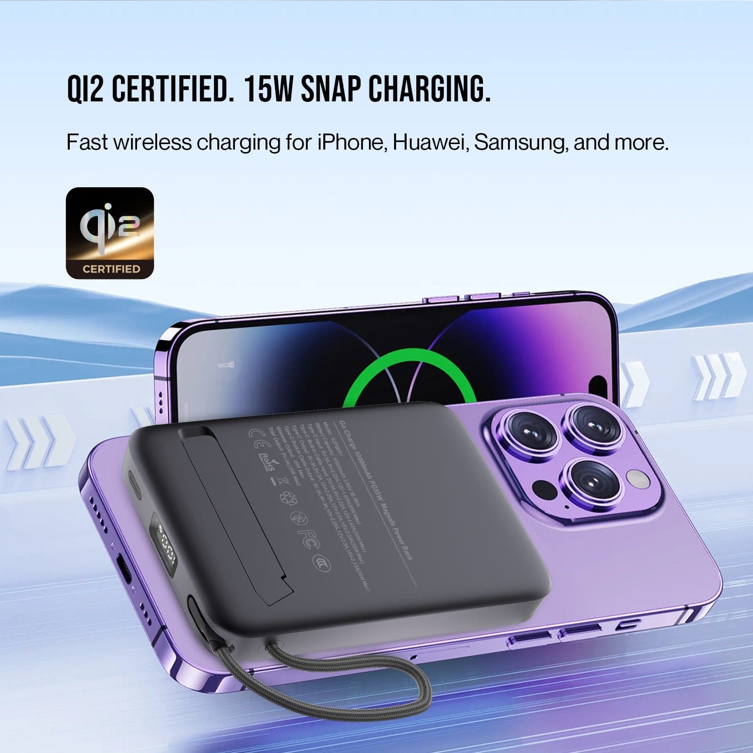 Skyzer PB251 GoCharge 251 Qi2 10000mAh Powerbank
