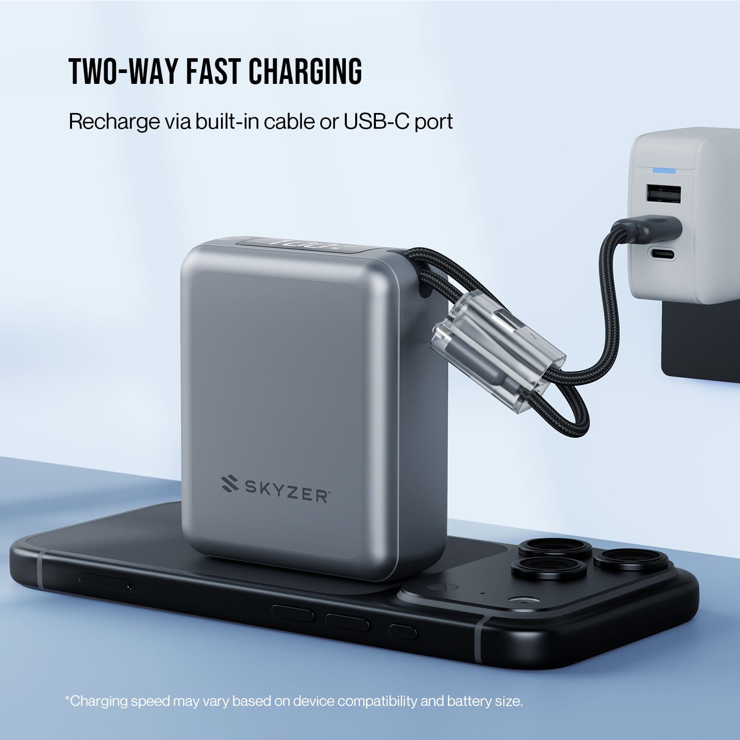 Skyzer PB256 [CCC-Certified] PowerCube 35W Super Fast Charging 10,000MaH Powerbank