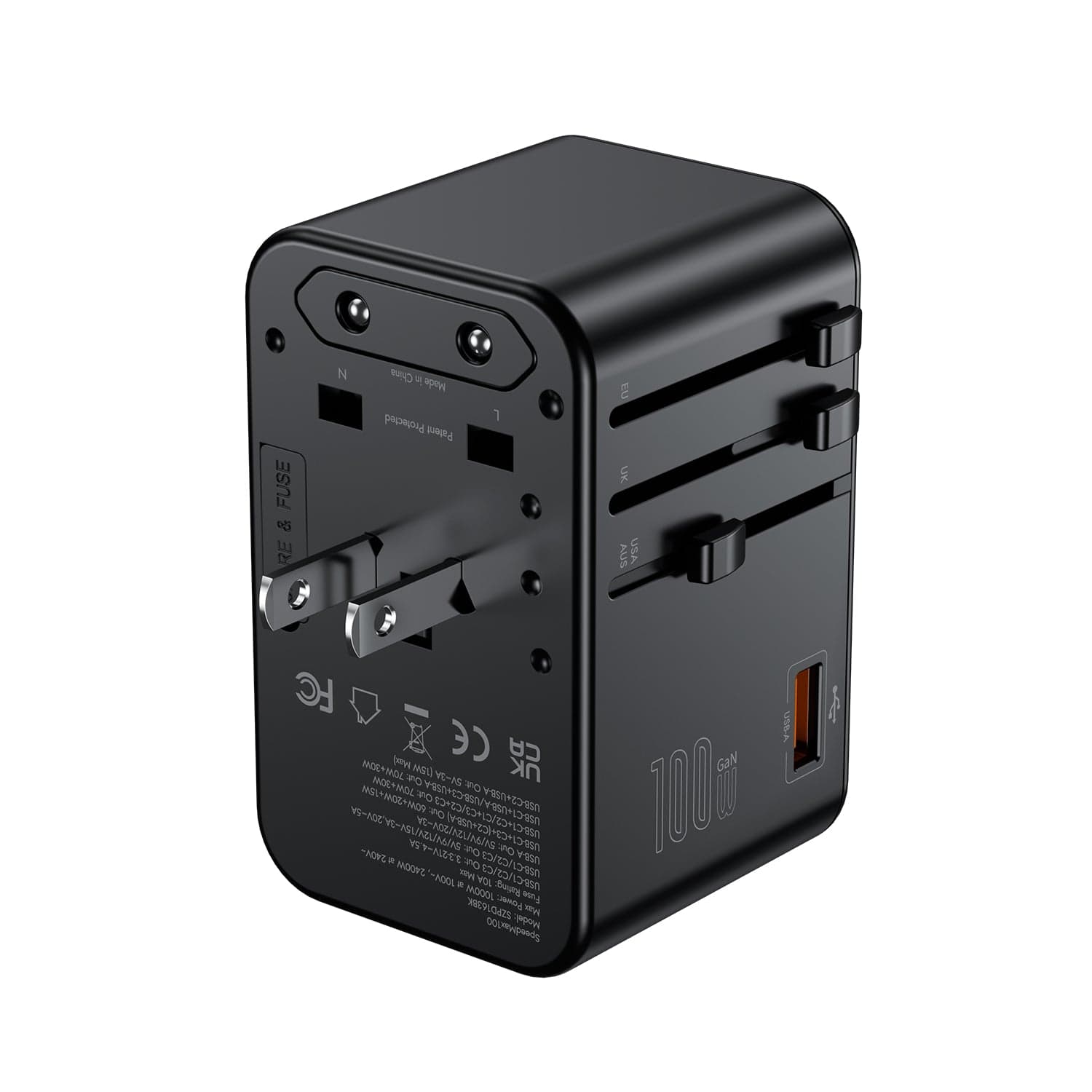 Skyzer PD163 SpeedMax 100W Fast Charging Travel Adapter