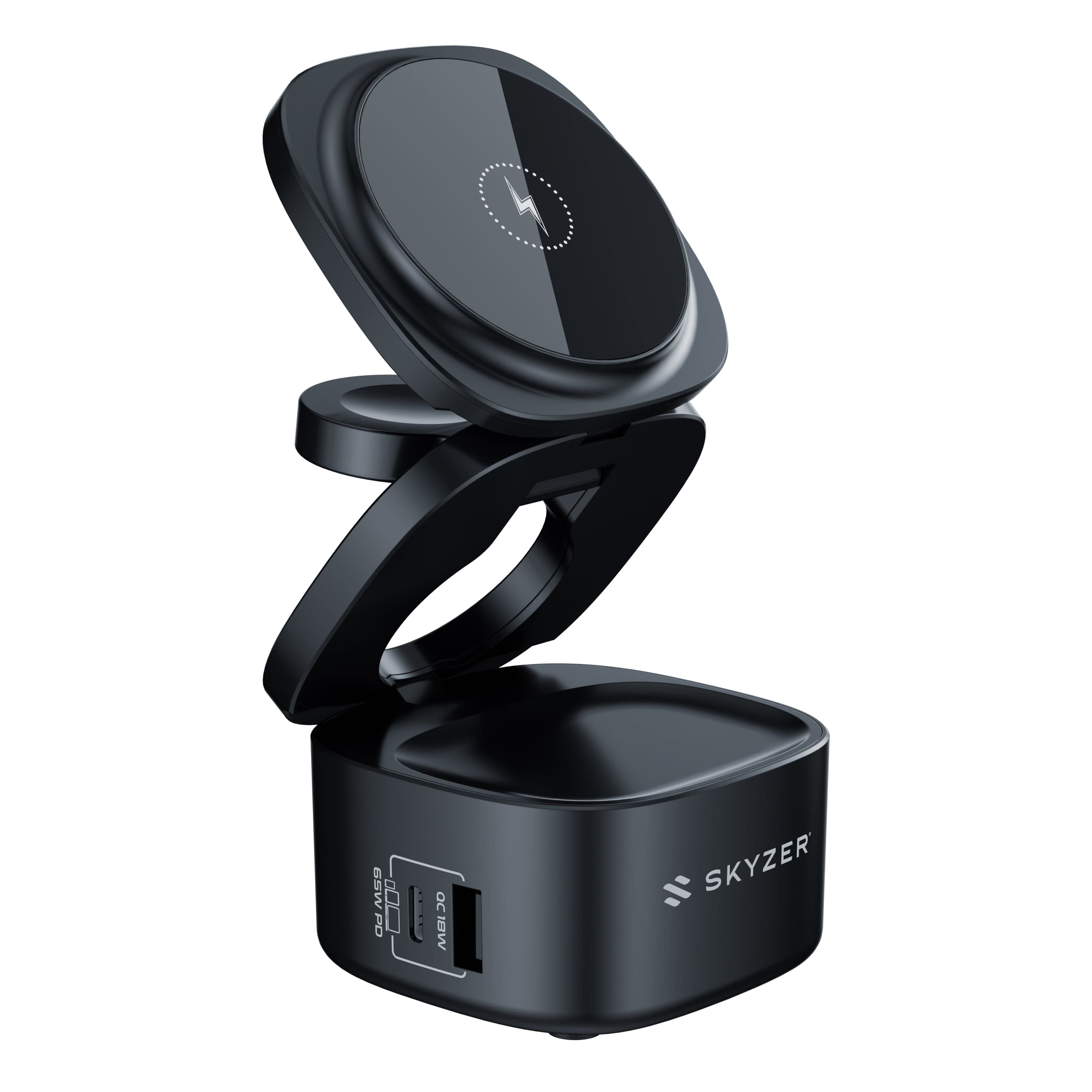 Skyzer 65W Desktop 5-In-1 Wireless Charging Station