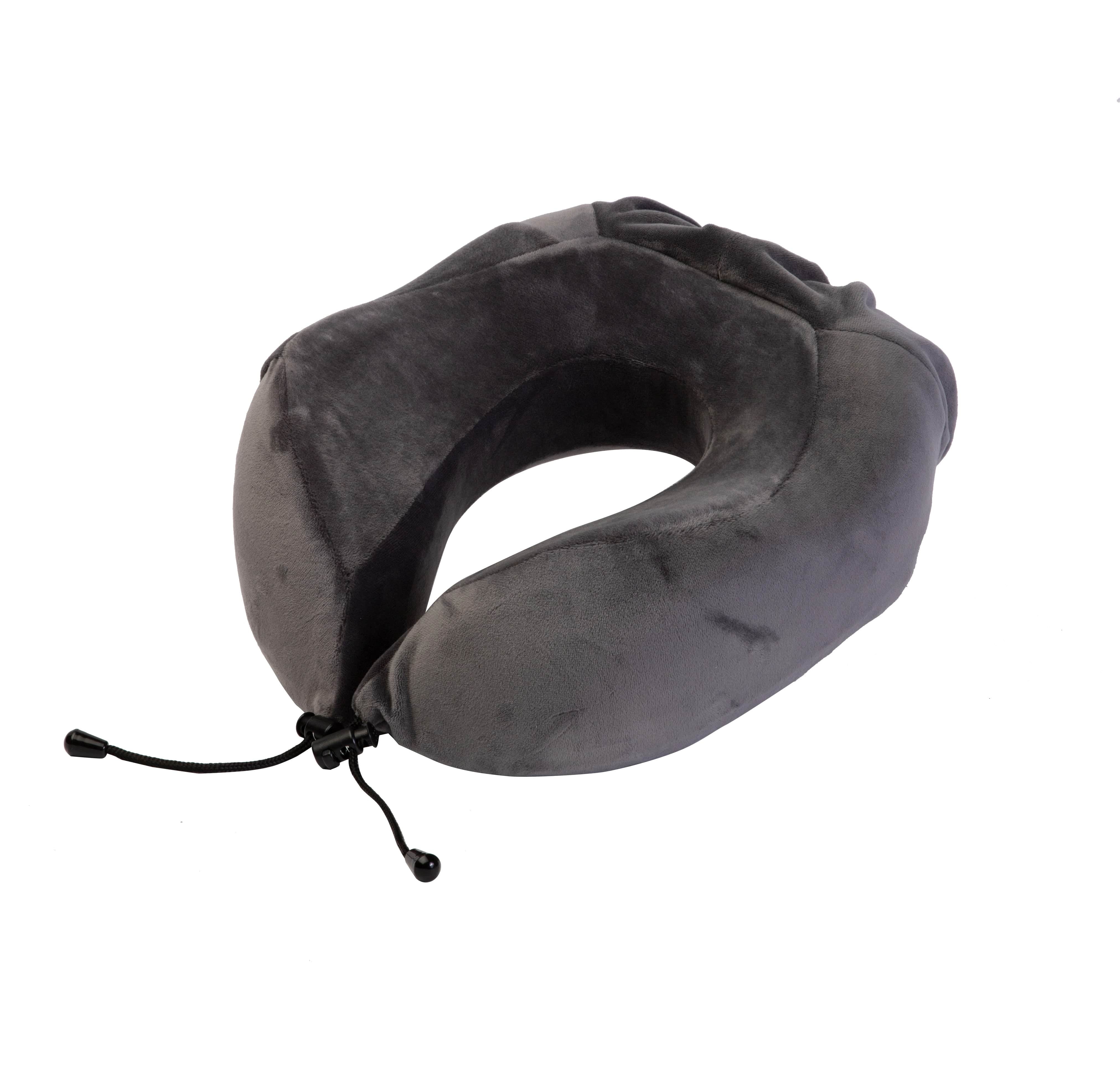 Skyzer TP810 Memory Foam Travel Neck Pillow with Built-In Pouch