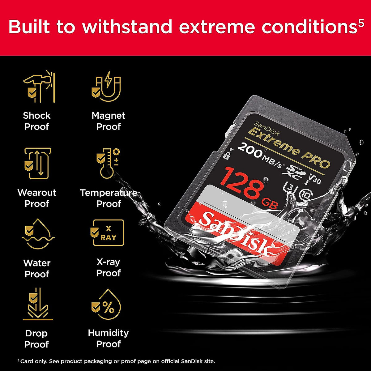 SanDisk Extreme PRO SDXC UHS-I Memory Card
