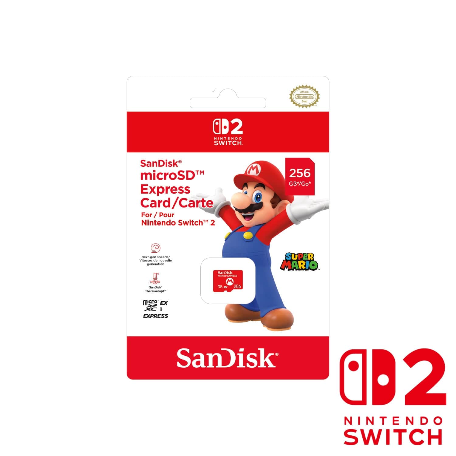 SanDisk MicroSD Express Card for Nintendo Switch 2