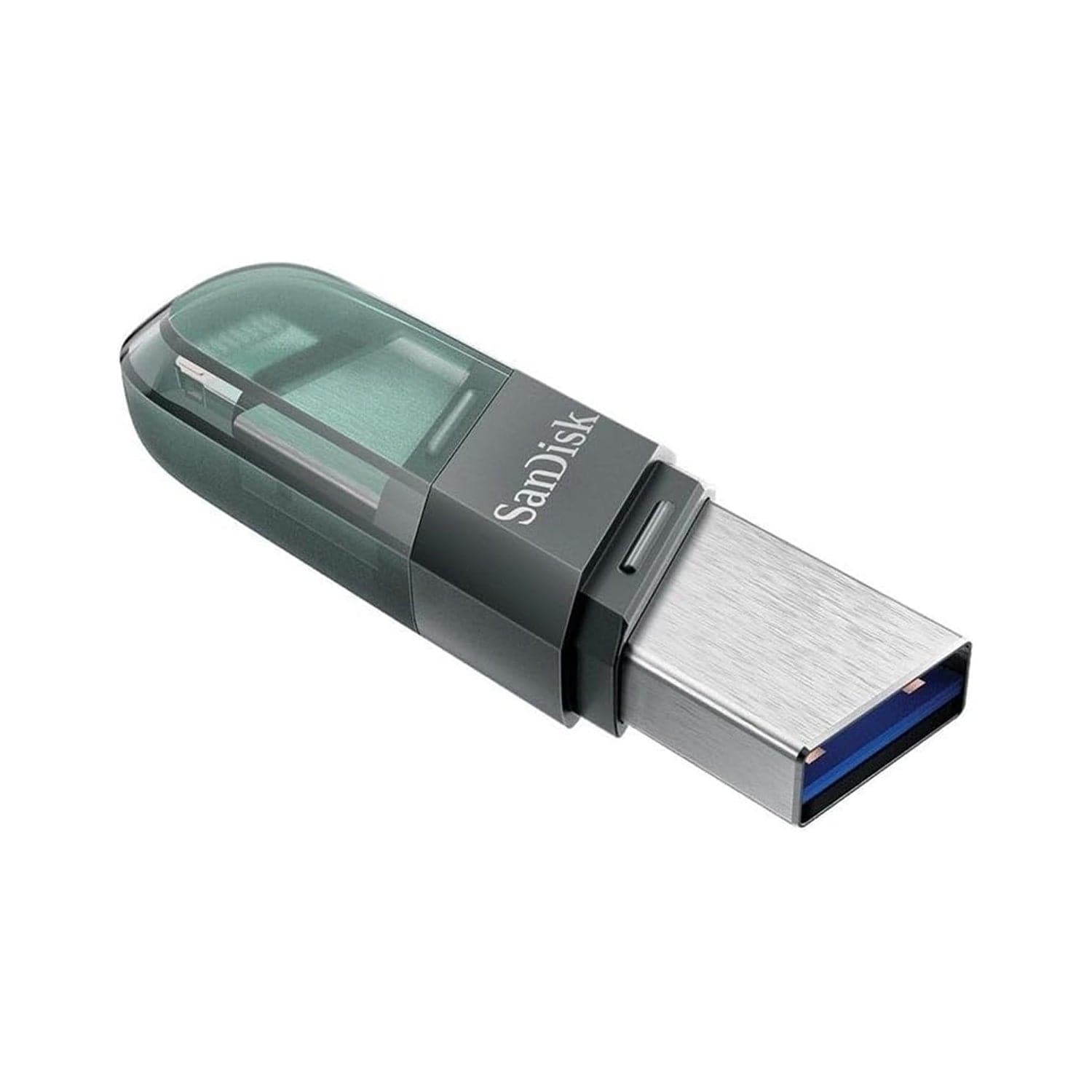 SanDisk iXpand Flip 2-in-1 Flash Drive with Lightning & USB Type-A Connector