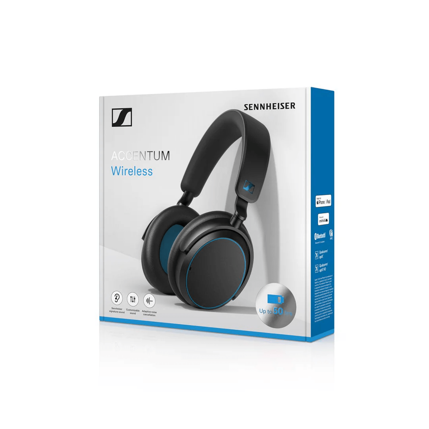 Sennheiser Accentum Wireless Headphones with Hybrid ANC