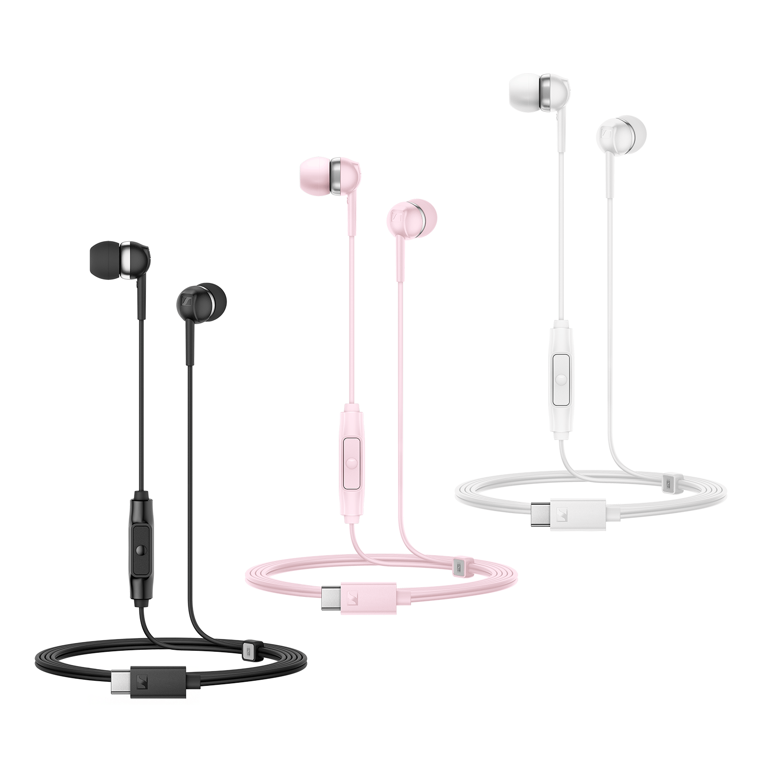 Sennheiser CX 80U Wired Earbuds with USB-C Connector